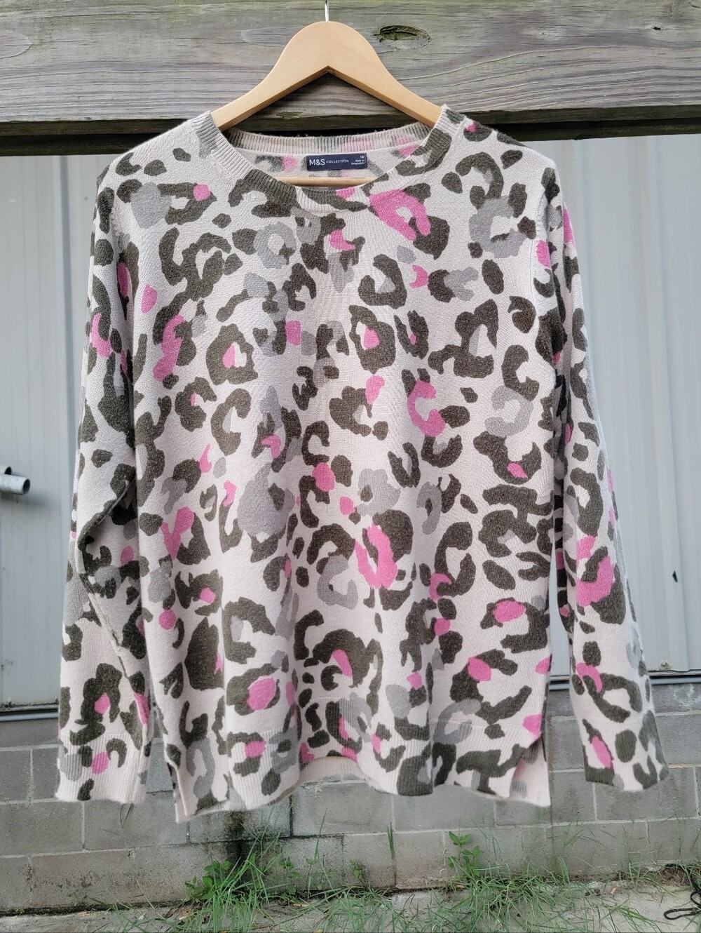 M&S Collection Leopard Print Sweater